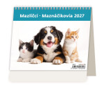 Stolní kalendář 2027 Helma Minimax Mazlíčci