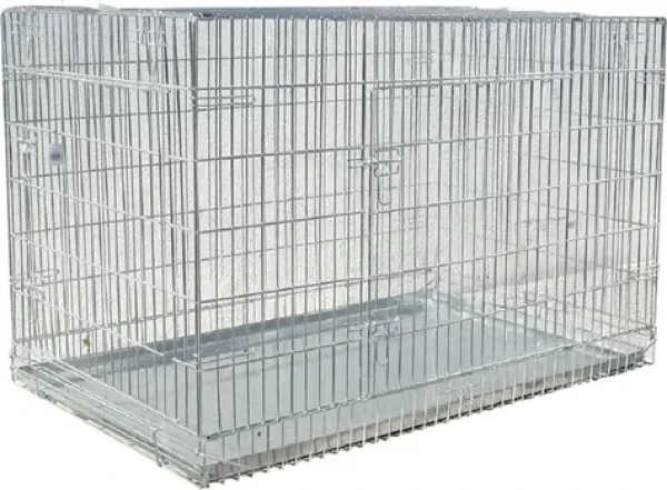 TOMMI Přepravní klec L 125x74x82 cm / kovová 3mm konstrukce / nosnost do 30 kg / vyjímatelná vanička (9478732)