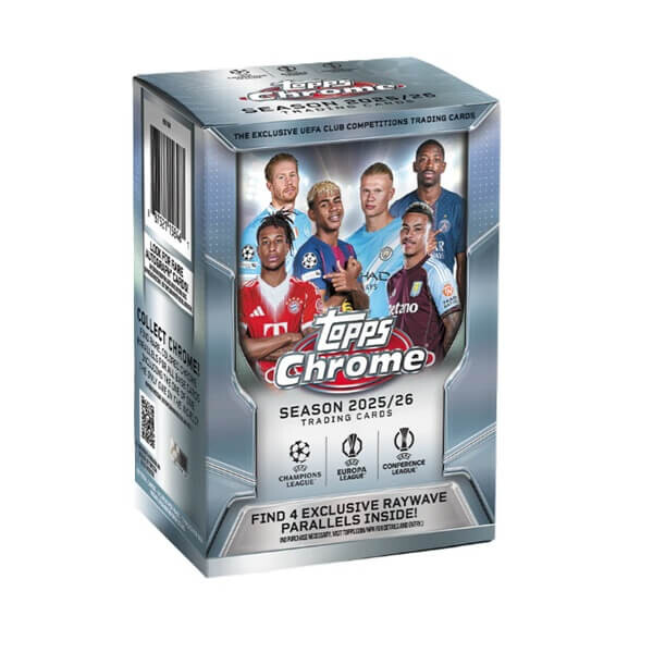 2025-2026 Topps Chrome UEFA Club Competitions Blaster Box