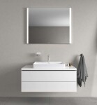 DURAVIT - DuraSquare Umyvadlová mísa 60x47 cm, bez přepadu, s otvorem pro baterii, DuraCeram, bílá 2354600041