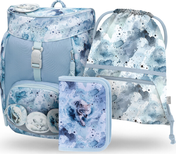 3 SET Airy Polar: batoh, penál, sáček GRS