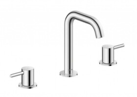 DURAVIT - Circle Umyvadlová baterie s výpustí Push-Open, 3-otvorová instalace, chrom CE1060005010