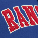 Mitchell & Ness Pánská mikina New York Rangers NHL Courtside Fleece Button Front Vintage Logo Velikost: XL