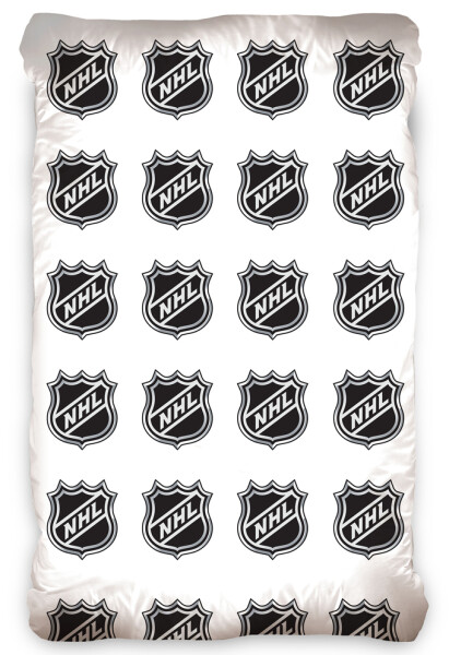 Prostěradlo NHL Logo White