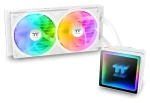 Thermaltake TH240 V3 ARGB Sync Snow Edition bílá / AIO vodní chladič CPU / 2x 120 mm / 2500 RPM / 37,8 dB / 85,29 CFM (CL-W467-PL12SW-A)