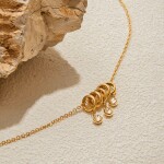 ELENYS Aura – pozlacený náhrdelník 18K žluté zlato Délka náhrdelníku: 40+5 cm / max. 45 cm