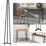 Strong stolová noha drátěná černá 710mm (318052)