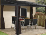 Sojag Portland nástěnná pergola 10x14 288x426x240 cm antracit