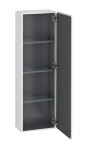 DURAVIT - L-Cube Skříňka vysoká 132x40x24 cm, pravá, lesklá bílá LC1168R2222