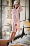 Šaty BeWear B098 Powder Pink 2XL/3XL