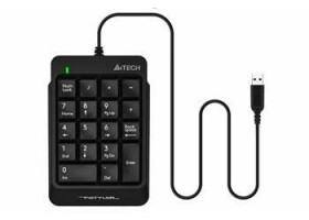 A4tech FSTYLER FK13P černá / numerická klávesnice / USB / 1.5m (FK13P)