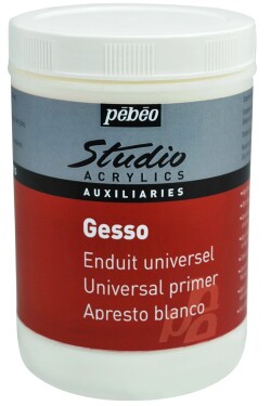 Pébéo Studio Gesso - univerzální akrylový šeps 1000 ml - bílý