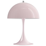 Louis Poulsen Přenosná lampa Panthella 250 Opal Pale Rose, růžová barva