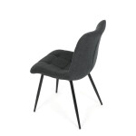 Jídelní židle, šedá, látka, DCL-193 GREY2