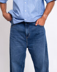 Carhartt WIP Brandon Pant Blue marble used wash M