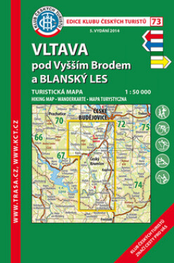 KČT 73s. Vltava pod Vyšším Brodem 5.vyd.2014
