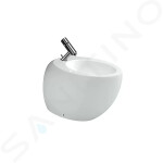 Laufen - Il Bagno Alessi One Stojící bidet, zadní přívod, s LCC, bílá H8329714003041