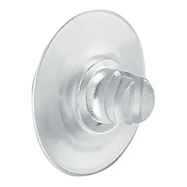 Spirella SUCTION HOOK přísavka průhledný / PVC / nerez ocel / průměr 23 mm (7610583125644)