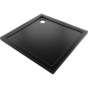 MEXEN - Flow Sprchová vanička čtvercová slim 100 x 100, černá mat 46S701010