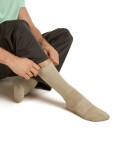 Pánské merino ponožky ICEBREAKER Mens Lifestyle Light Crew, Flagstone velikost: 39-41,5 (S)