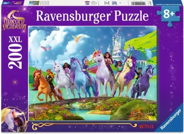 RAVENSBURGER Puzzle Jednorožčí akademie XXL