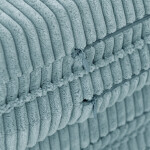 PLUSH NEST PLUSH NEST Plyšová hrací podložka ve tvaru květu 115 × 115 × 5 cm Prémiový manšestr modrá