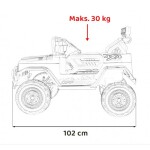 Mamido Elektrické autíčko Off-Road Climber 4x4 zelené