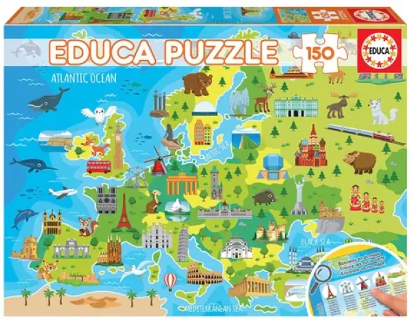 EDUCA Puzzle Mapa Evropy