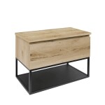Koupelnová skříňka s krycí deskou SAT B-Way dub mat BWAY60OAKDESK BWAY60OAKDESK