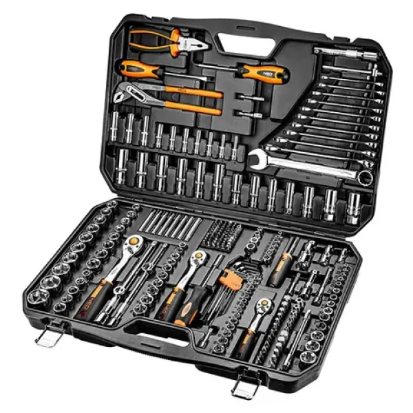 NEO TOOLS 10-078 / Sada nářadí a nástrčných hlavic / 233 ks (10-078)