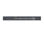 Zyxel GS1920-24HPv2 28-port Gigabit WebManaged PoE Switch, 24x gigabit RJ45, 4x gigabit RJ45/SFP, 802.3at, 375W pro PoE EDF_311691