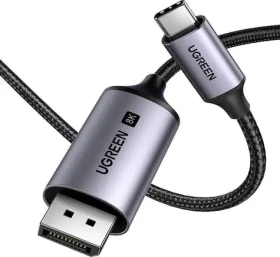 Ugreen 25158 černá / Kabel USB-C (M) - DisplayPort (M) / 2 m (25158)