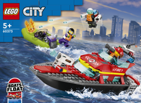 LEGO® City 60373 Hasičská záchranná loď a člun - LEGO® City