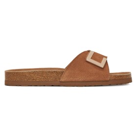 Pantofle Lasocki HYSC0122056-1 Přírodní kůže (useň) - Semiš