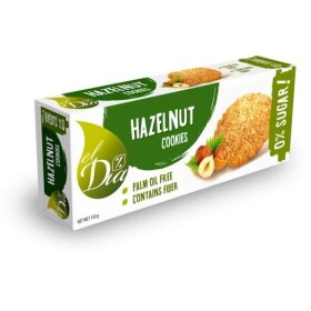 Torras Cookies bez cukru s lískovými oříšky 130g