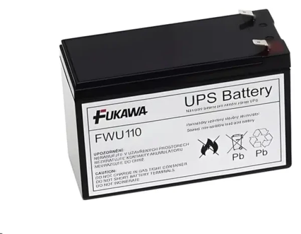 Fukawa FWU110 / Náhradní baterie pro UPS / náhrada za APC RBC110 / 12V / 7Ah (12930)