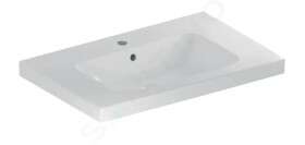 GEBERIT - iCon Umyvadlo 900x480x160 mm, s přepadem, s otvorem pro baterii, KeraTect, bílá 501.840.00.2