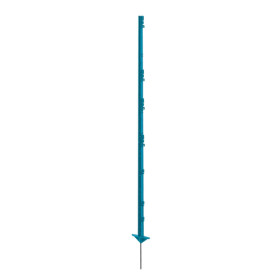Plastový sloupek pro elektrický ohradník, délka 156 cm, 11 oček, modrá