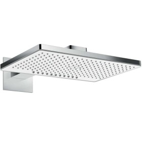 HANSGROHE - Rainmaker Select Hlavová sprcha 460, 2 proudy, EcoSmart 9 l/min, sprchové rameno 46 cm, bílá/chrom 24015400