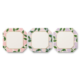 Rifle Paper Co. Poznámkový bloček Pink Hydrangea – set 3 ks, multi barva, papír