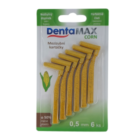 DentaMax Corn Mezizubní kartáčky 0,5mm 6ks