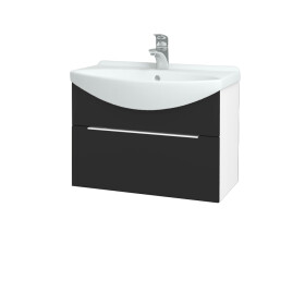 Dřevojas - Koupelnová skříňka TAKE IT SZZ 65 - N01 Bílá lesk / Úchytka T05 / N03 Graphite 206727F