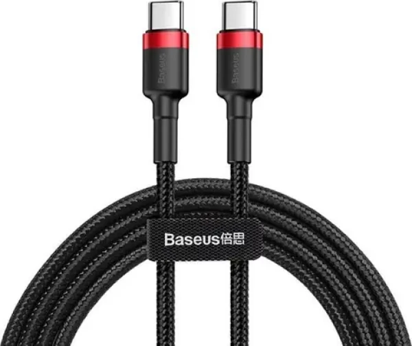 Baseus CATKLF-H91 kabel USB-C na USB-C černo-červená / 2 m (CATKLF-H91)