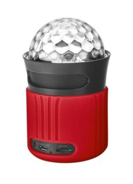 Trust Dixxo Go Wireless Bluetooth Speaker s party světly / bluetooth reproduktor / červená (21346-T)