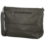 Stylová dámská koženková crossbody kabelka Gabra, šedá