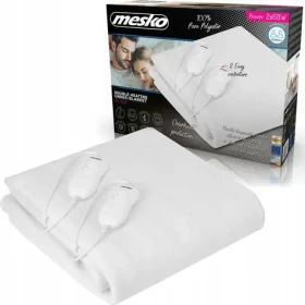 Mesko MS 7420 bílá / vyhřívací podložka / 2 x 60W / 4 teploty / 150 x 160 cm (MS 7420)