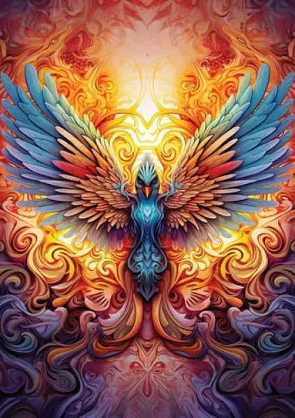 ART PUZZLE 5253 Puzzle Barevný Fénix