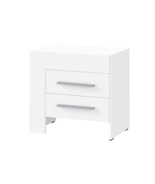 Noční stolek Cezar 21 Barva korpusu: Bílá, Varianty: Levá