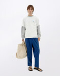 Tričko Thinking MU White T-Shirt Sun Blue Back WHITE