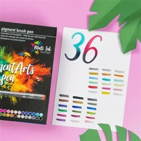 STAEDTLER Štětcové fixy Pigment Arts / 36 ks / štětcový hrot / rychleschnoucí (371 C36)